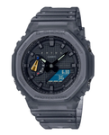 G SHOCK DUO FUTURE CARBON CORE, ALARM, S/W, 200M BLACK TRANSPARENT RESIN BAND