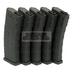 G&G - 120R Mid-Cap Magazines for M4/M16 GR16 - Black - 5pcs