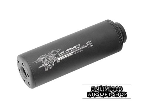 G&G SS-100 Mock Suppressor-Black [NAVY SEAL] 14mm