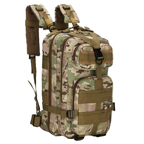 Tactical 3 Pocket Backpack 900D Waterproof Bags- CP