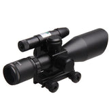 Tactical Scope With Green Laser Sight 2.5-10x40E