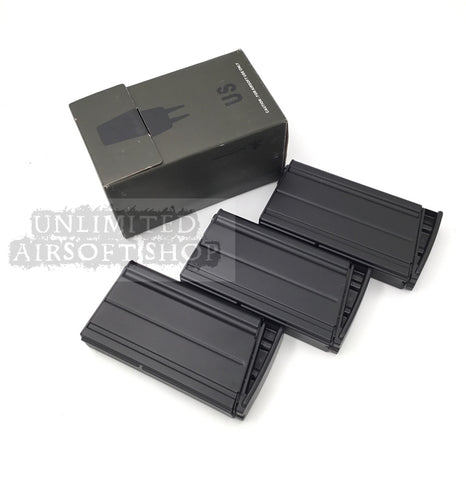 VFC SCAR H 160 Rounds Mid Cap Magazine 3pcs set Black