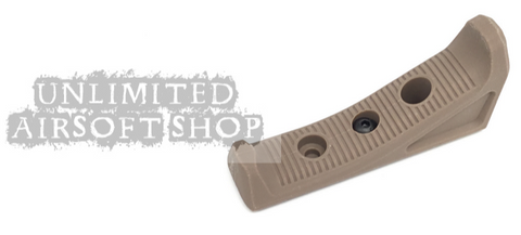 FMA Angled Fore Grip Keymod Grip - Tan