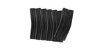 ICS - Metal M4 Mid-cap Magazines 120rd 6 Pcs/Box - Black