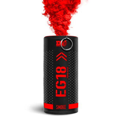 ENOLA GAYE EG18 WIRE PULL SMOKE GRENADE - Red