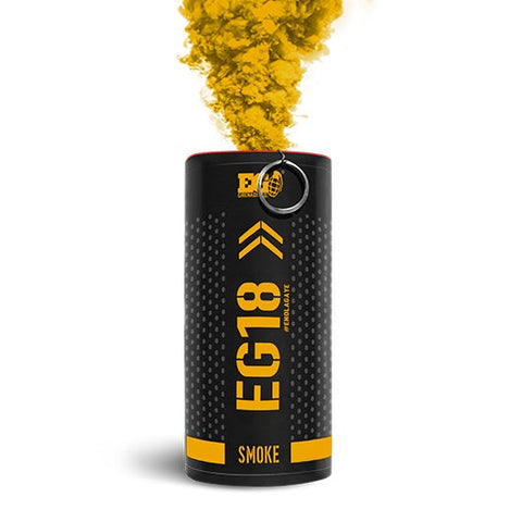 ENOLA GAYE EG18 WIRE PULL SMOKE GRENADE - Yellow