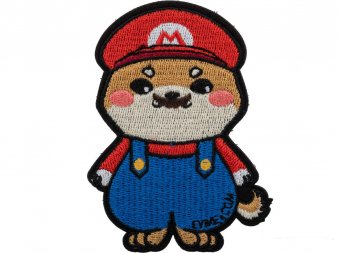 Doge Mario Embrioidered Patch