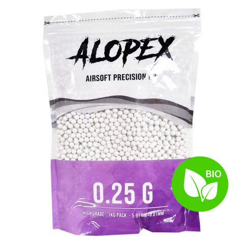 Alopex - Airsoft 6mm Biodegradable BB 0.25g - 1Kg Pack