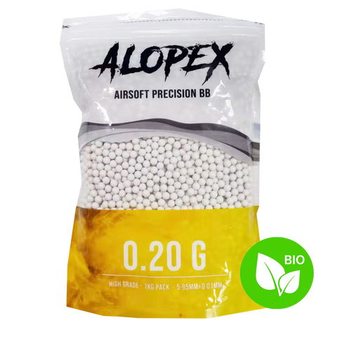 Alopex - Airsoft 6mm Biodegradable BB 0.20g - 1Kg Pack