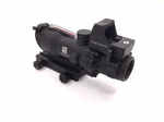 Airsoft - ACOG Style 4X32 Red Reflect Dot Scope Sight - Black