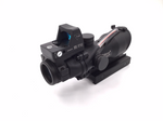 Airsoft - ACOG Style 4X32 Red Reflect Dot Scope Sight - Black