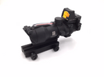 Airsoft - ACOG Style 4X32 Red Reflect Dot Scope Sight - Black