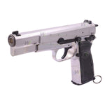 WE Browning Hi-Power MK3 Silver, Gas Pistol 