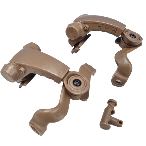 Earmor - Rail Mount Kit - Coyote Brown