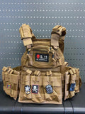 Military Style Tactical Vest Heavy Duty Plate Carrier