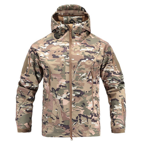 Softshell Waterproof Tactical Military Jacket - Multicam
