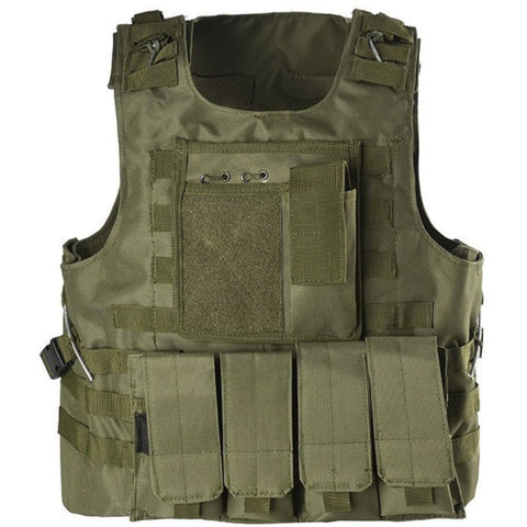 Airsoft Tactical Military Vest - OD Green