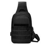 Large Capacity Shoulder Bag Waterproof - Black