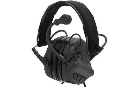 Earmor - M32 Mark3 MilPro Electronic Comm Hearing Protector Dual Cable - Black