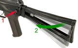 APS - Metal Body Real Wood AKS-74U EBB AEG Rifle
