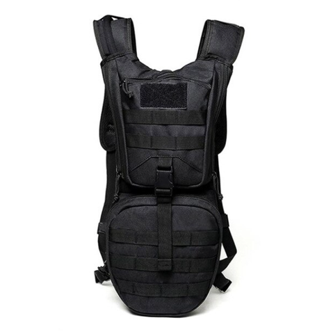 Tactical Hiking Backpack Hydration Bladder Included - Black