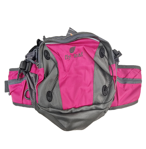 Fly Leaf Outdoor Belt Bag - Pink