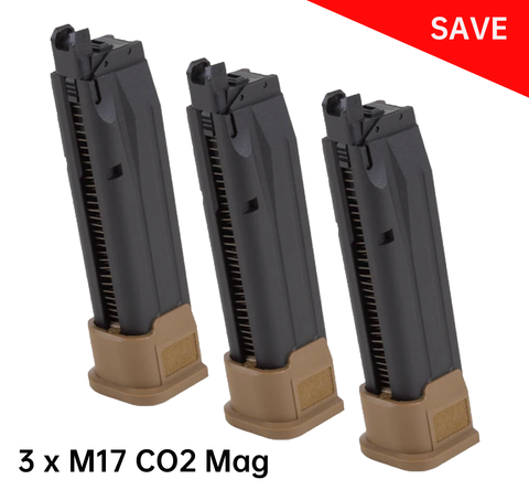 3 x SIG SAUER M17 CO2 magazine