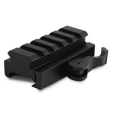 QD Scope Riser Rail - Black