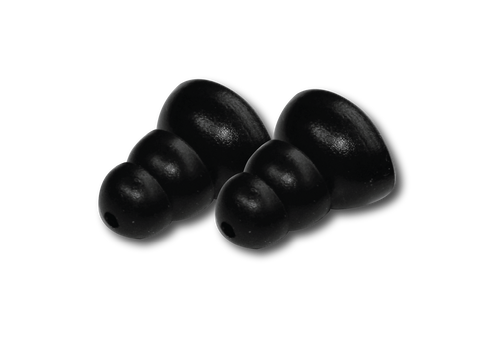 OPSMEN Replacement Silicone Ear Plugs for M20 - Black