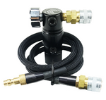 Wolverine - "Storm" HPA On-Tank Regulator with Remote Line - Black
