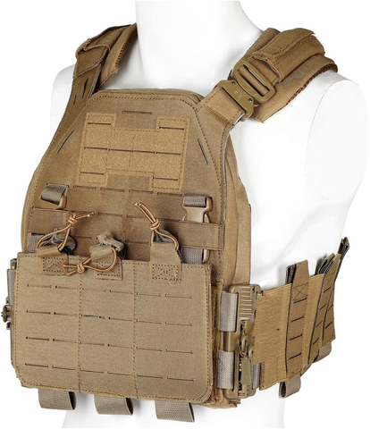 Quick Detach Tactical Plate Carrier - Type B - Tan